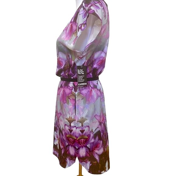 Express Floral Print Dress - Picture 5 of 7
